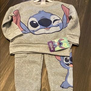 Disney Stitch Gray Toddler Outfit